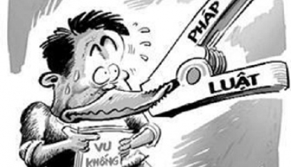 HÀNH VI VU KHỐNG NGƯỜI KHÁC SẼ PHẢI CHỊU TRÁCH NHIỆM PHÁP LÝ NHƯ THẾ NÀO?